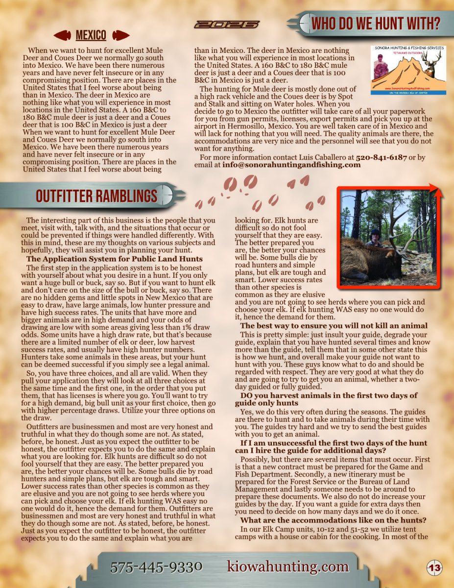 Kiowa 2026 Brochure page 13