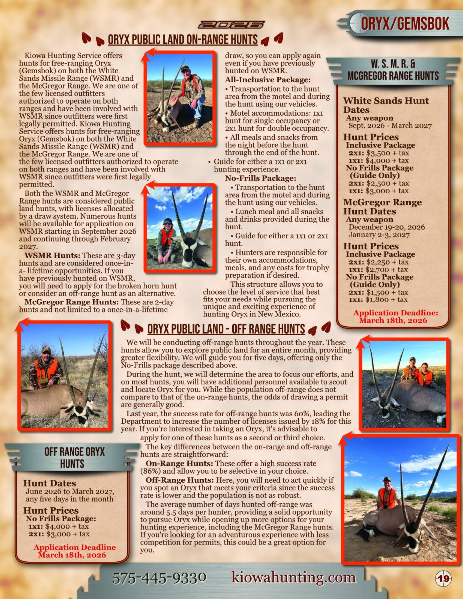 Kiowa 2026 Brochure page 19